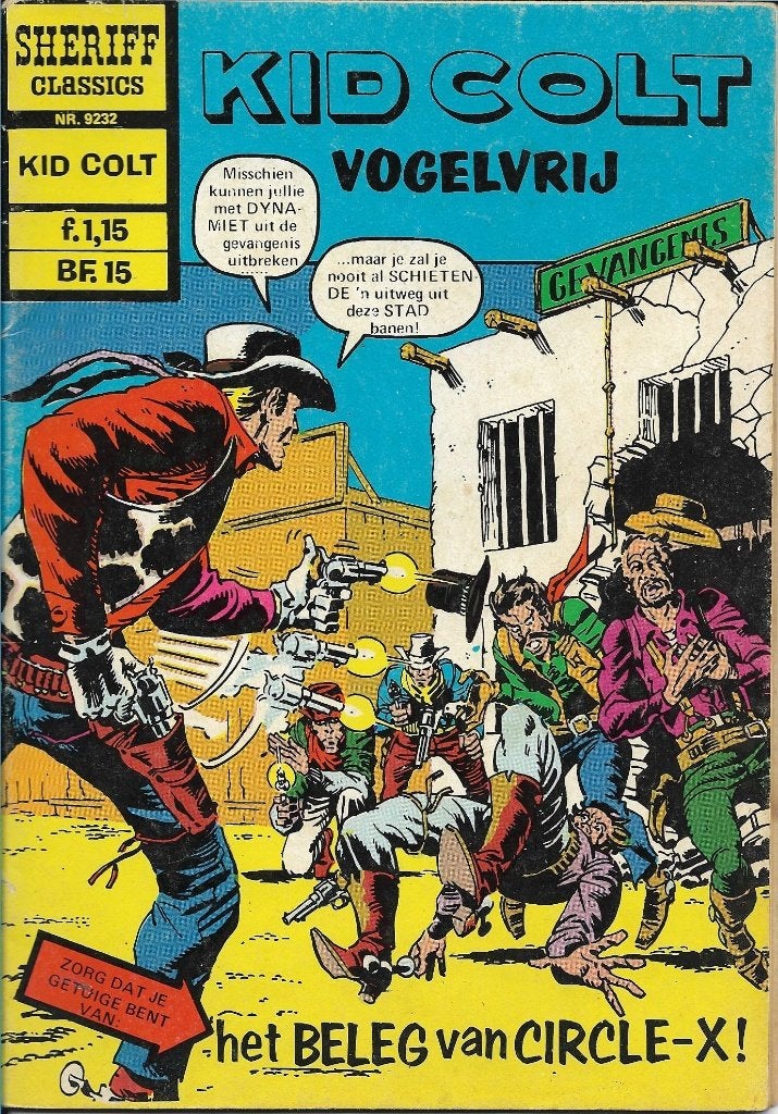 Sheriff Classics 9232 - Kid Colt Vogelvrij, Boeken, Eén comic, Ophalen of Verzenden, Gelezen, Amerika