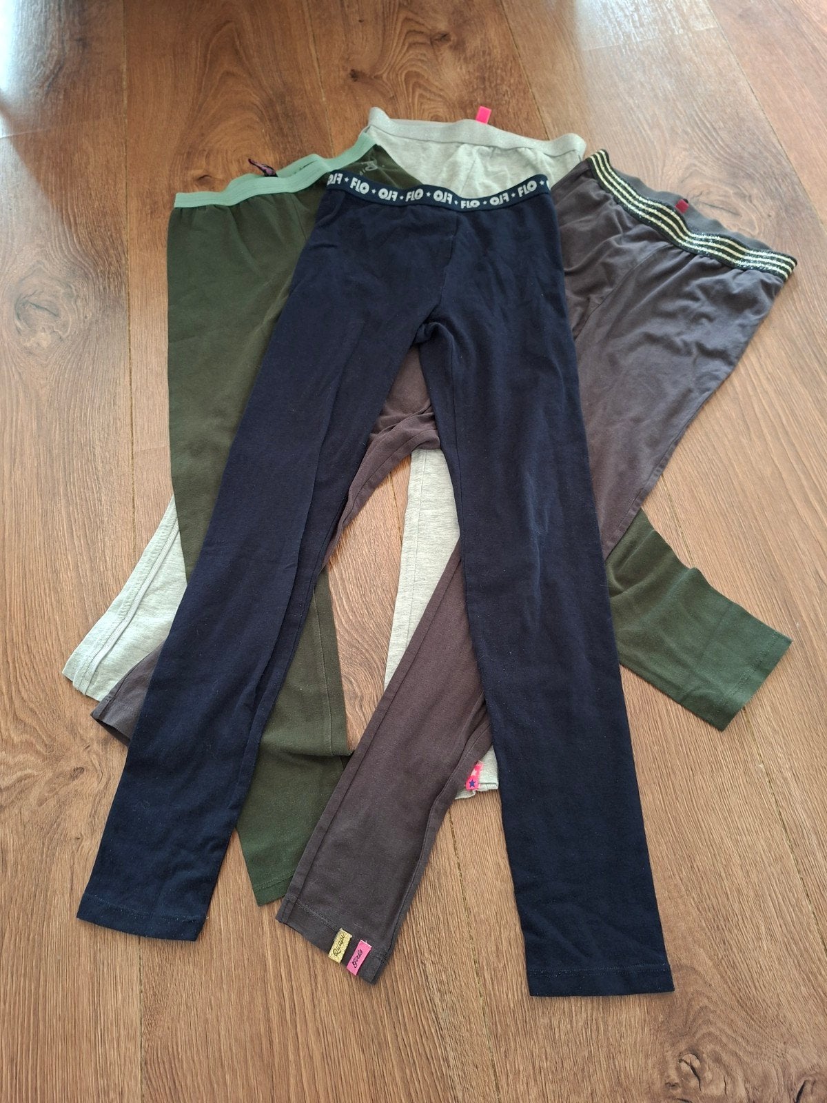 4 legging maat 140, Overige typen, Meisje, Zo goed als nieuw, Diverse merken
