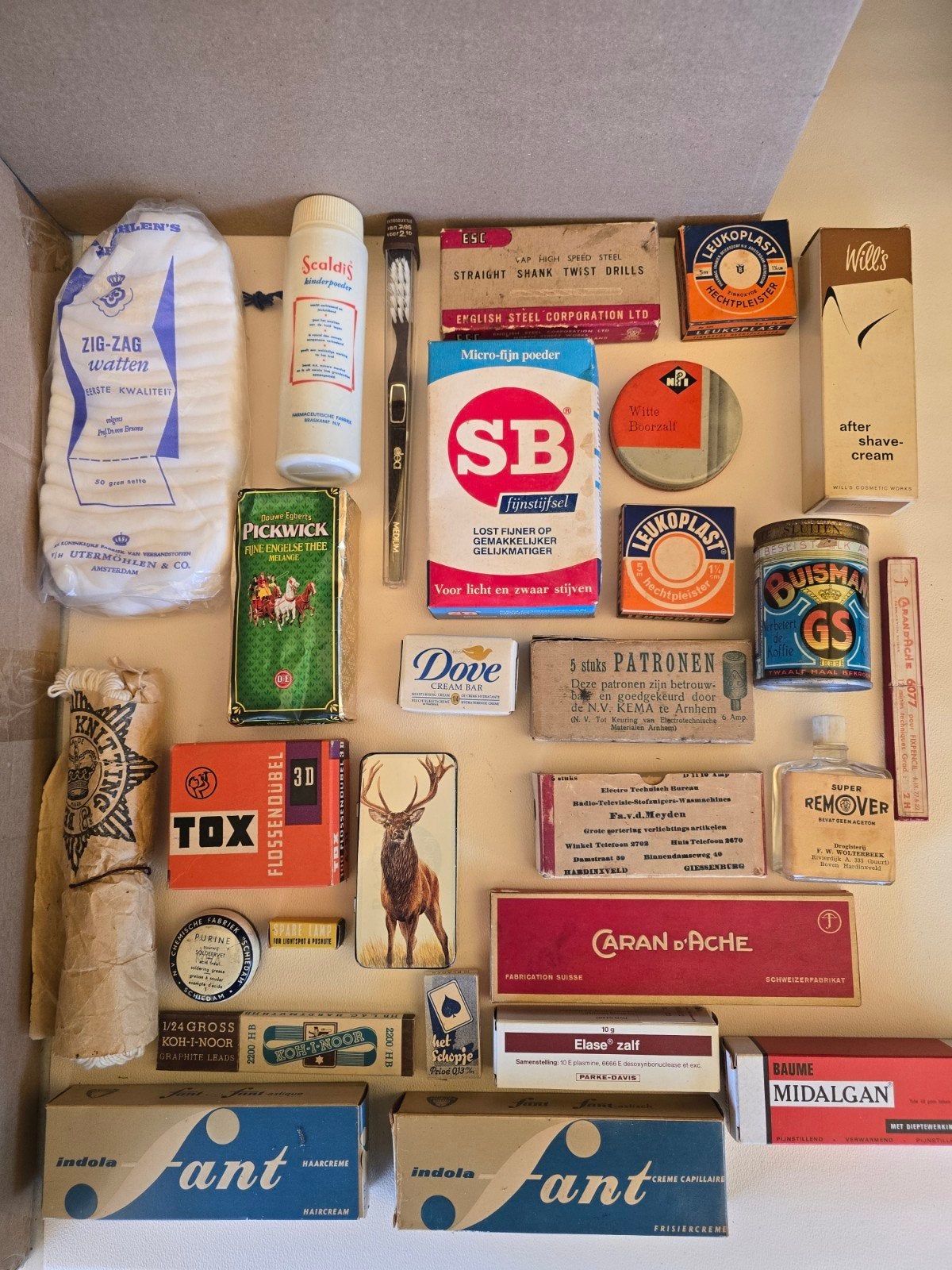 Vintage verzameling: diverse producten uit vervlogen tijden, Ophalen of Verzenden
