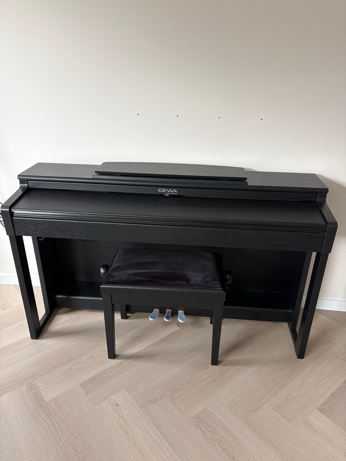 Gewa Digitale Piano UP 360G met Kruk - Zo goed als nieuw, Muziek en Instrumenten, Piano's, Ophalen, Zwart, Digitaal, Zo goed als nieuw