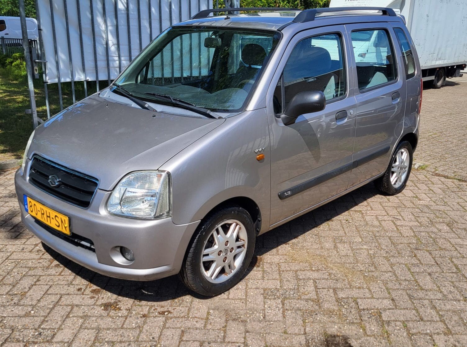 Suzuki Wagon R+ 1.3 AUT 2005 Grijs, Auto's, Suzuki, 40 €/maand, Wagon R+, Bedrijf, 93 pk