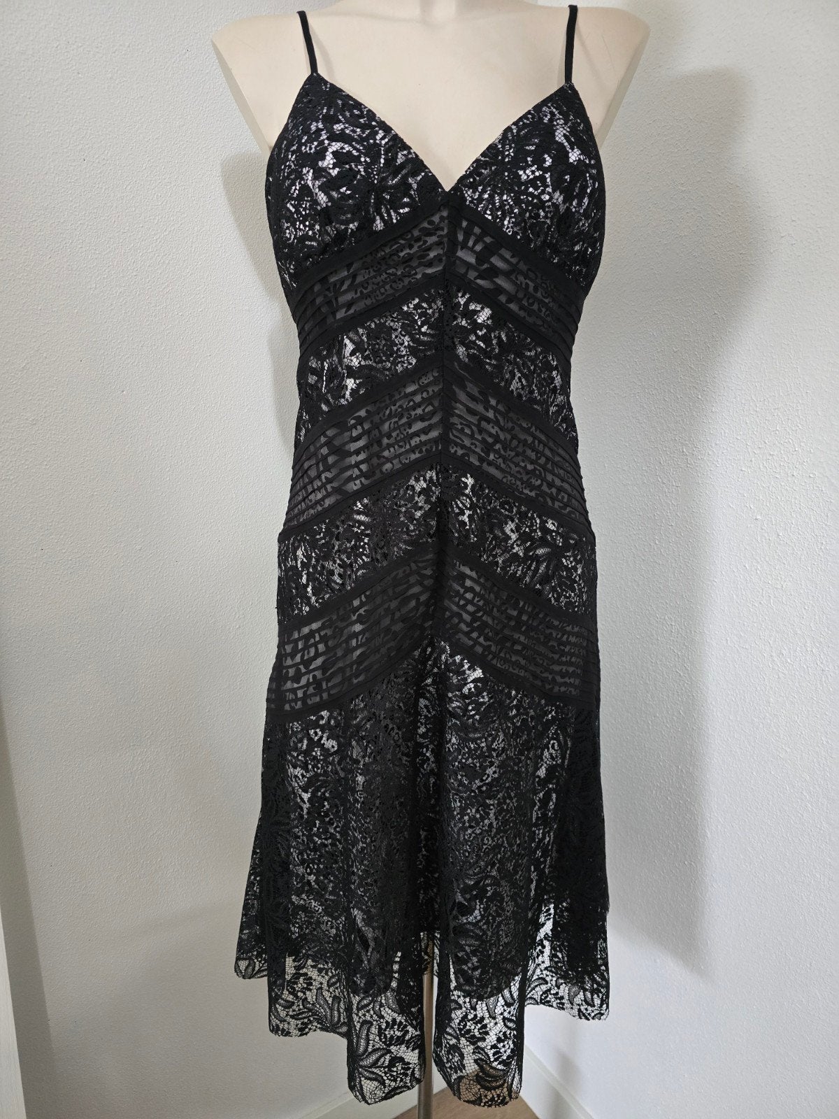 Roberto Cavalli Class Zwarte Kanten Jurk Maat 40, Maat 38/40 (M), Zwart, Nieuw, Ophalen of Verzenden