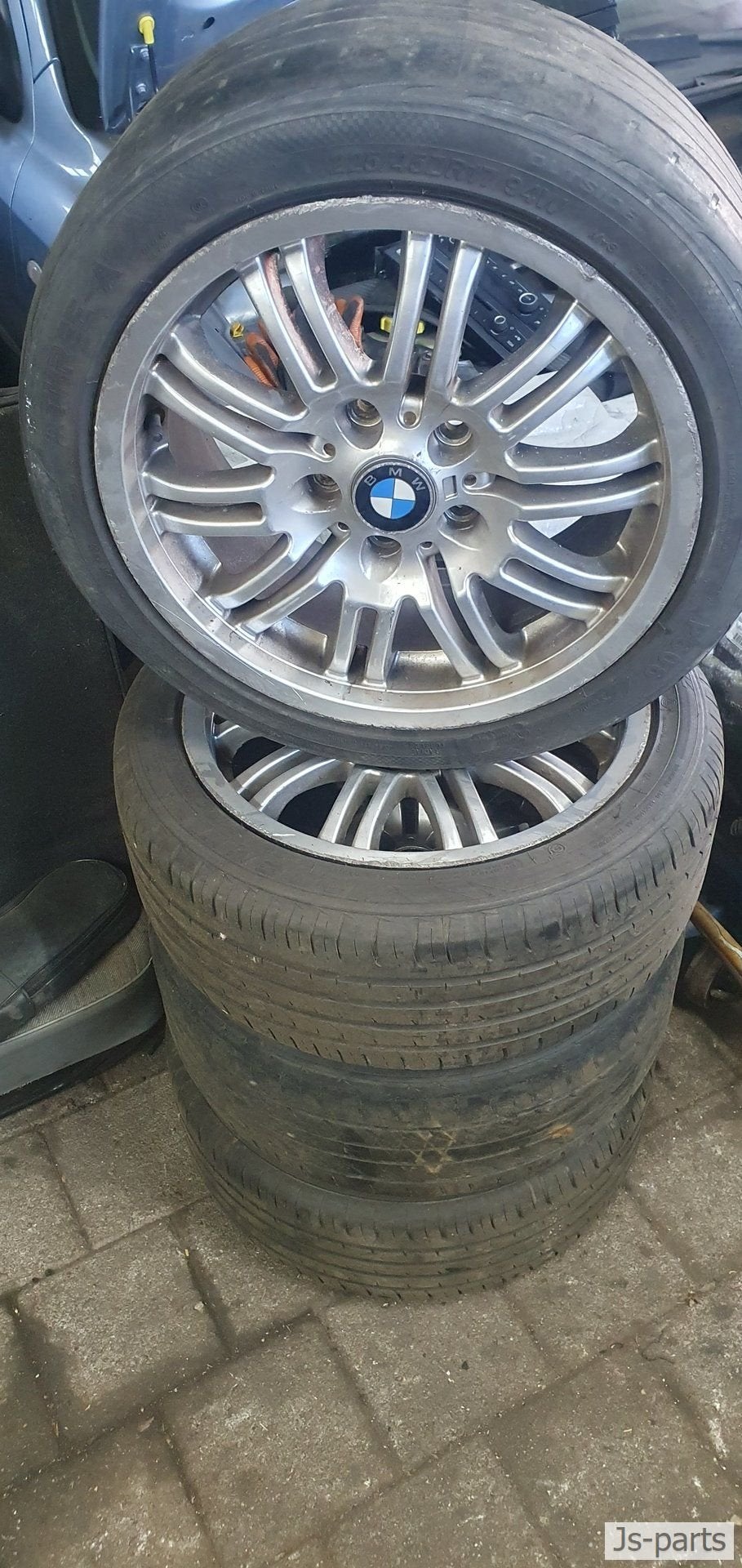 17inch velgen BMW 1-serie E81/E82/E87/E88, Gebruikt, -, -, Banden en Velgen
