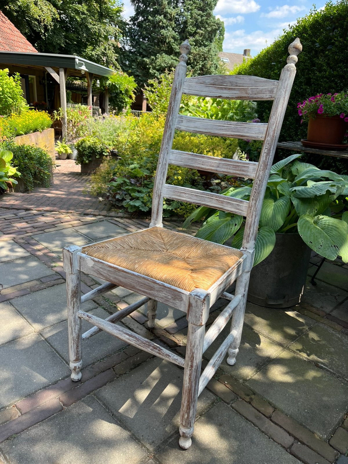 Antieke stoel, Huis en Inrichting, Stoelen, Ophalen, Zo goed als nieuw, Bruin, Eén