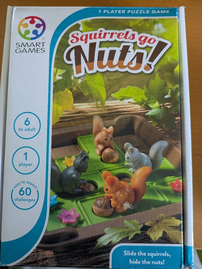 Smart Game Squirrels Go Nuts, Ophalen of Verzenden, Minder dan 500 stukjes, Gebruikt, Overige typen