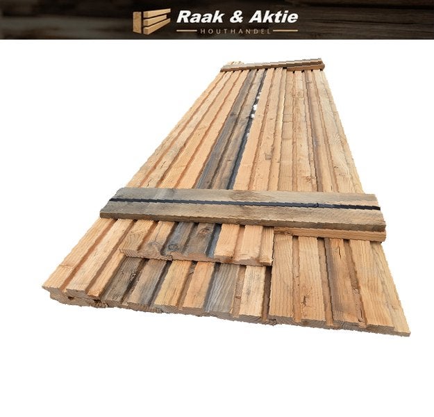 3.39 m2 Dubbel Rhombusprofiel - nr: TP652, Ophalen, Nieuw, 180 tot 250 cm, Planken