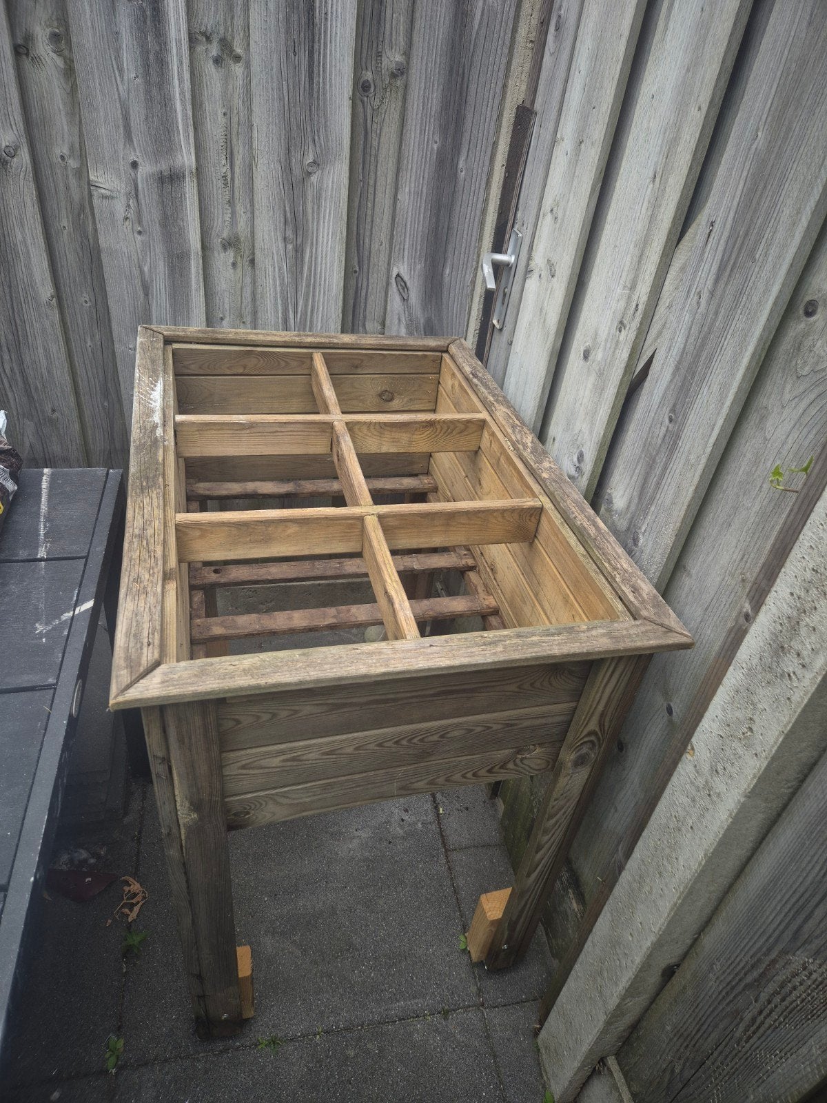 Houten moestuin kweekbak op poten, Tuin en Terras, Kweekspullen, Ophalen, Gebruikt, Kweekbak