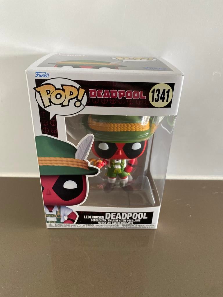 Funko Pop Deadpool Lederhosen Marvel, Ophalen of Verzenden, Zo goed als nieuw