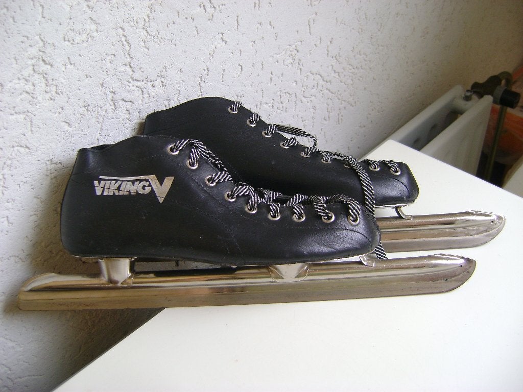 zwarte viking noren schaatsen maat 40, Viking, Ophalen of Verzenden, Zo goed als nieuw, Noren