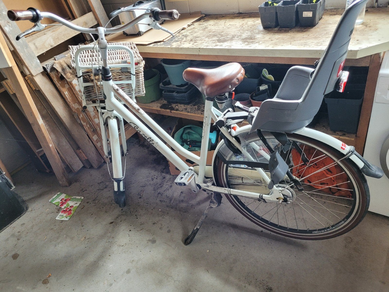 Damesfiets gazelle miss grace, Ophalen