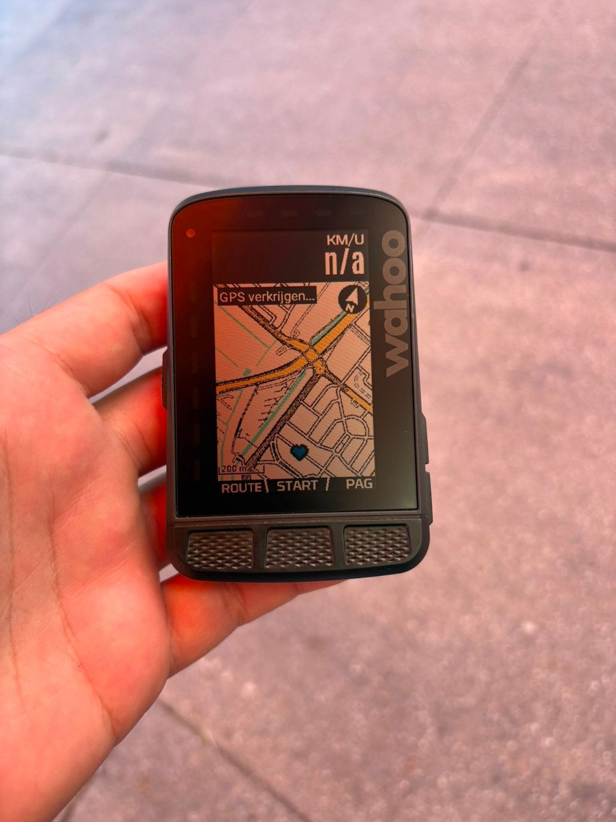 Wahoo Elemnt Roam GPS Fietscomputer met sensoren, Ophalen of Verzenden, Snelheidssensor, Gebruikt