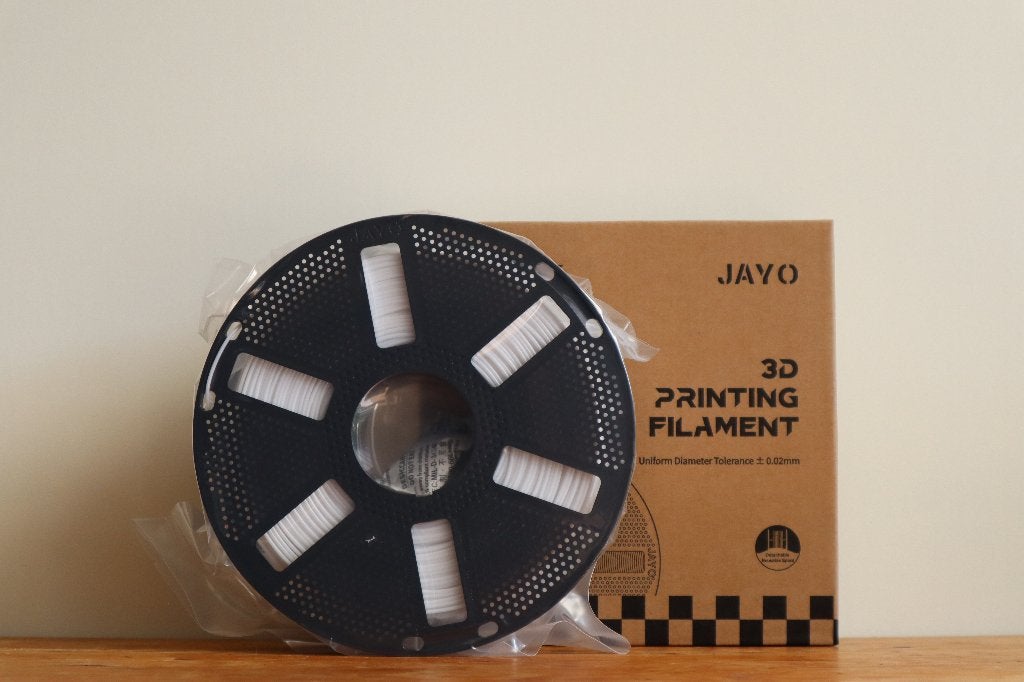 JAYO WHITE PETG 3D Printer Filament 1.75mm rol 1,1KG, Ophalen of Verzenden, Nieuw, Filamentrollen