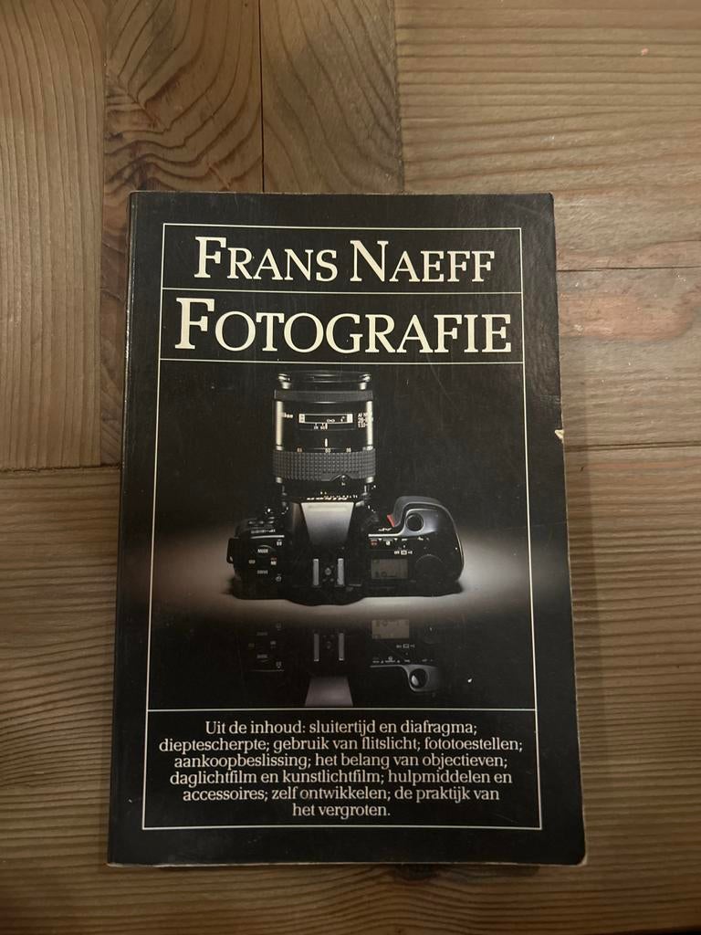 Frans Naeff Fotografie - Leerboek voor beginners en gevorder, Ophalen of Verzenden, Gelezen, Fotografie algemeen