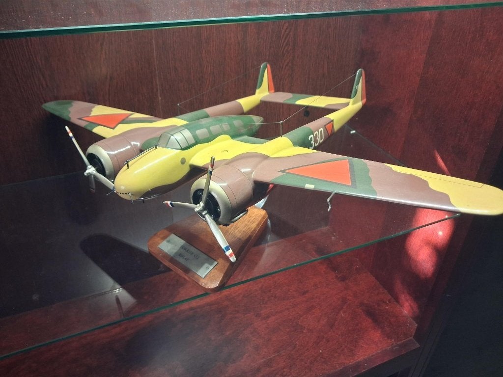 Fokker G.I RNLAP modelvliegtuig, Zo goed als nieuw, Groter dan 1:72, Vliegtuig, Ophalen