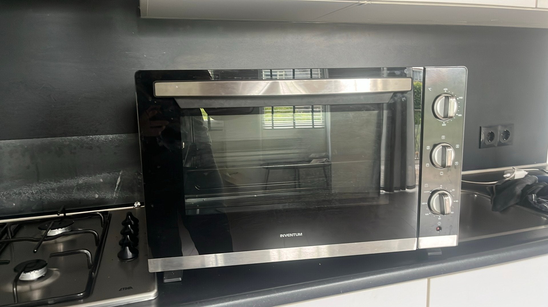 Inventum oven, Ophalen, Minder dan 45 cm, Inventum, Heteluchtoven