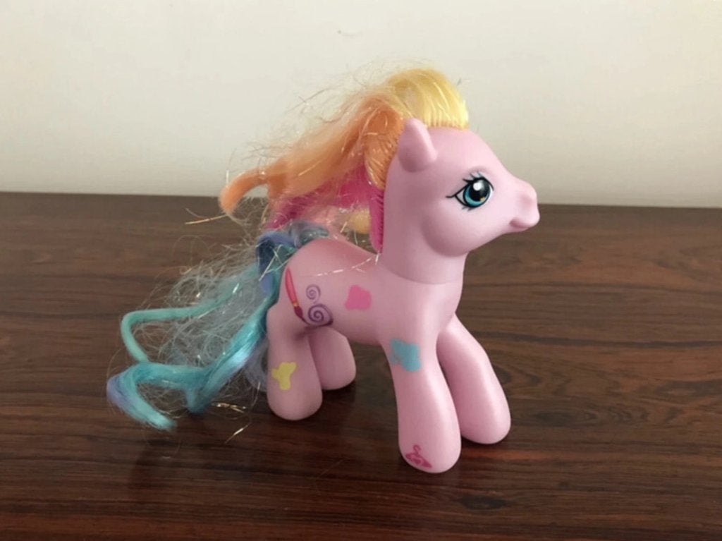 My little pony Hasbro 2007 rainbow roze, Ophalen of Verzenden