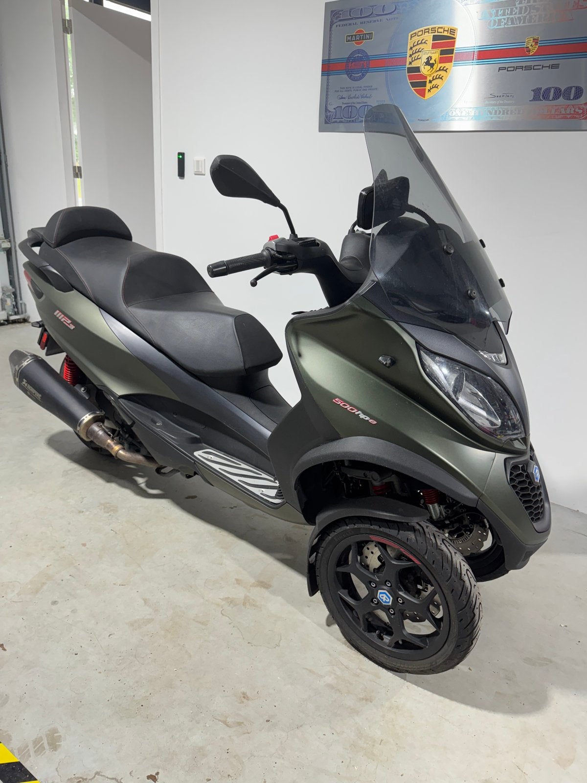Piaggio MP3 500 HPE Sport - Akrapovic uitlaat - 1600km, Motoren, Sport, Particulier