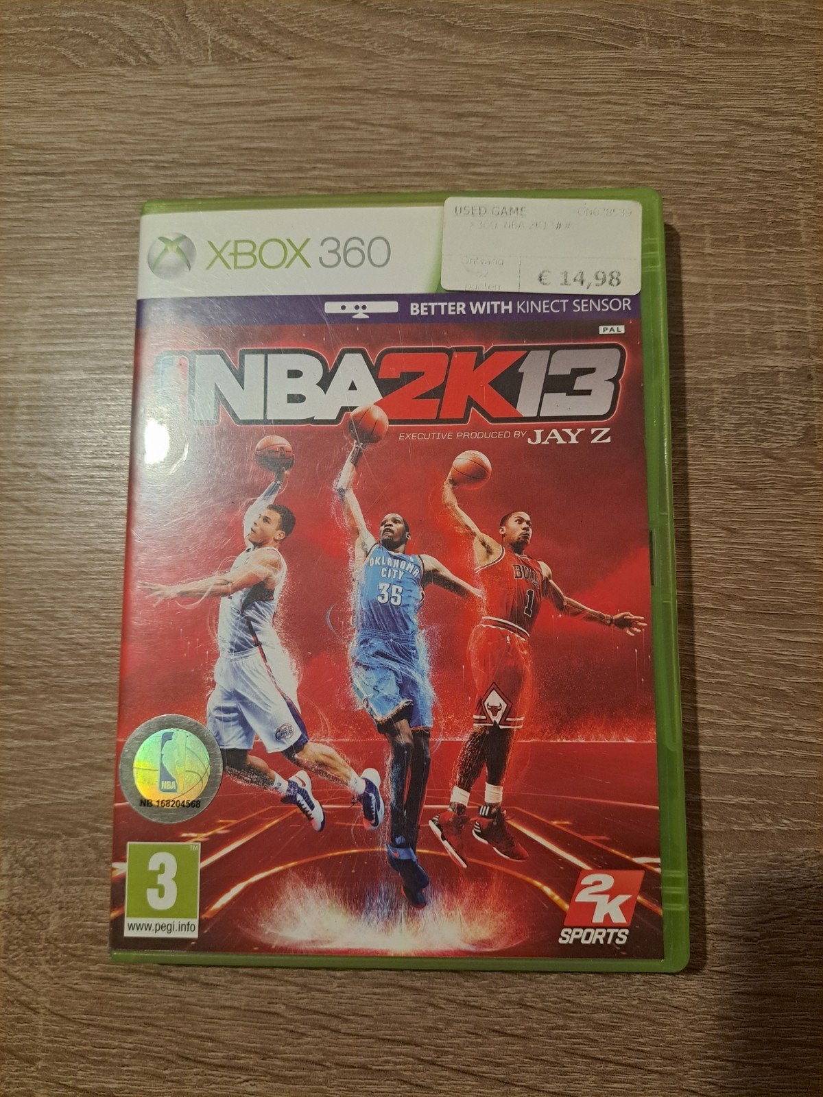 NBA 2K13 Xbox 360 - Basketbalgame met Kinect-ondersteuning, Online, Gebruikt, Ophalen of Verzenden, Sport
