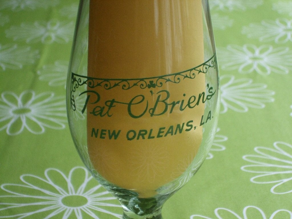 Groot orkaanglas Pat O'Brien's New Orleans LA, Ophalen of Verzenden, Zo goed als nieuw