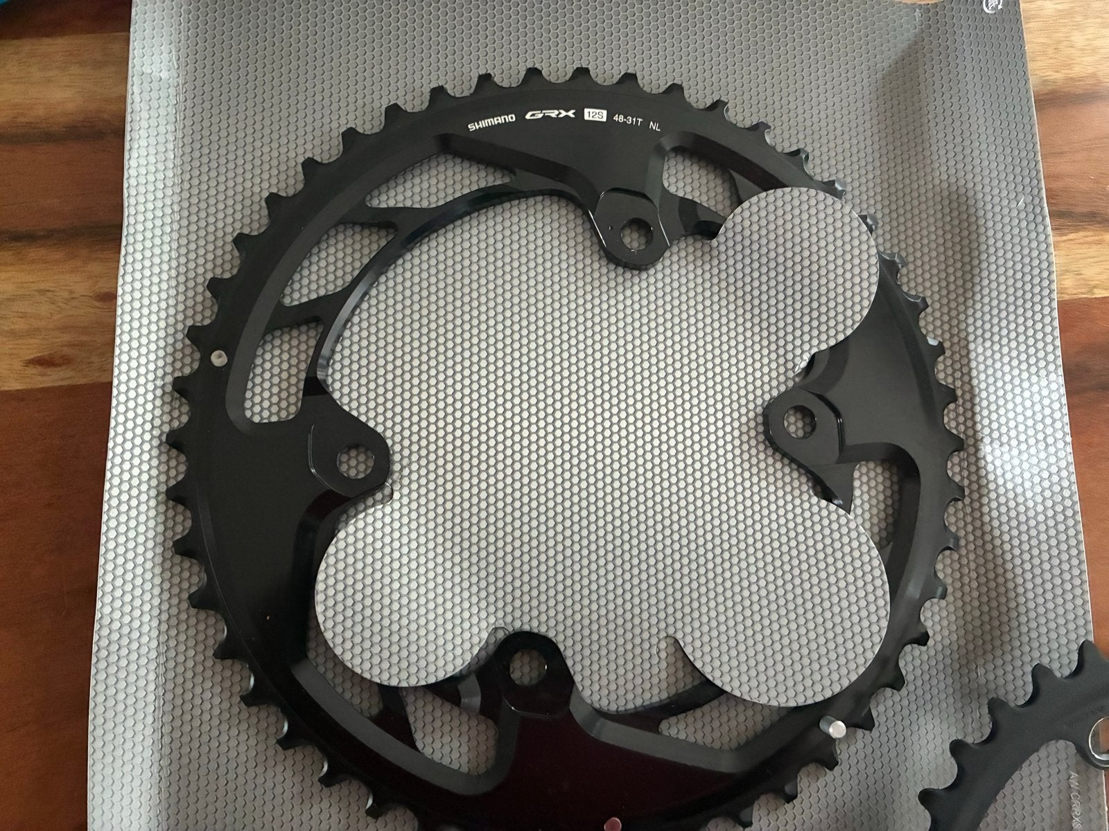Shimano GRX 12S 48-31T NL Crankstel Bladen, Fietsen en Brommers, Crankstel of Pedalen, Nieuw, Ophalen of Verzenden, Gravelbike