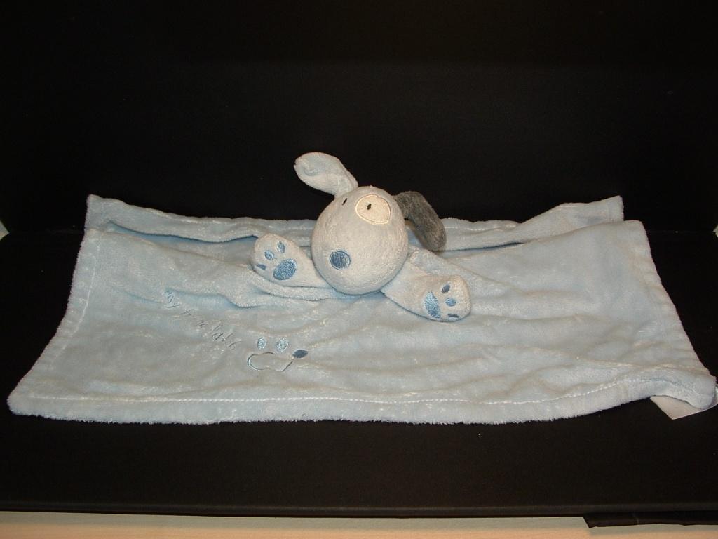 PRIMARK HOND GROTE KNUFFELDOEK VELOURS BLAUW MET, Verzenden, Nieuw, Overige typen