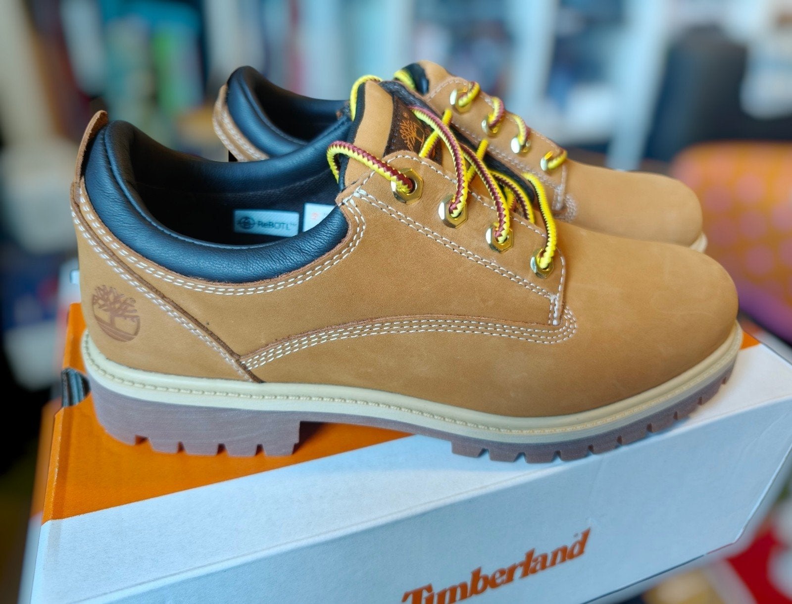 NIEUW Authentiek Timberland Heritage Lace Up Boot Low 43,5, Bruin, Timberland, Boots, Nieuw