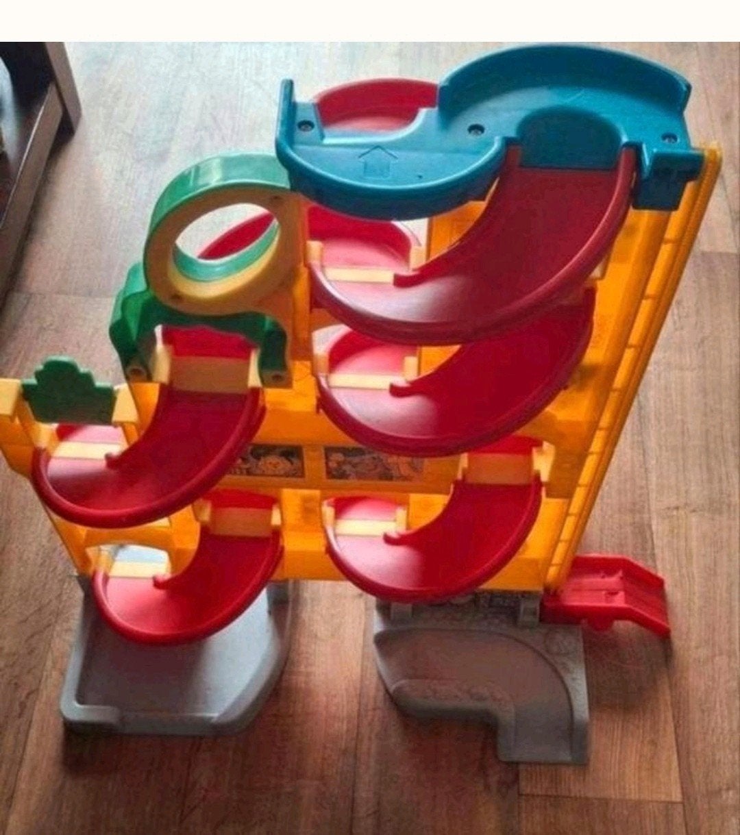 Fisher-Price Little People racebaan met 6 auto's, Kinderen en Baby's, Speelgoed | Speelgoedvoertuigen, Ophalen, Gebruikt