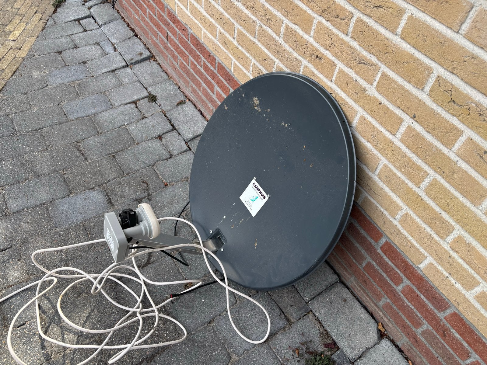 Schotelantenne met toebehoren - Gebruikt, Audio, Tv en Foto, Ophalen of Verzenden, Gebruikt, (Schotel)antenne, Overige merken