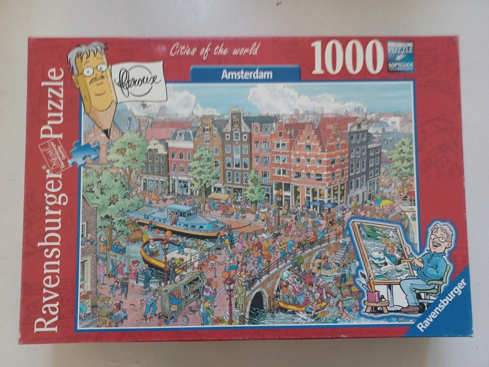 Ravensburger Fleroux Puzzel Amsterdam 1000st, Ophalen, 500 t/m 1500 stukjes