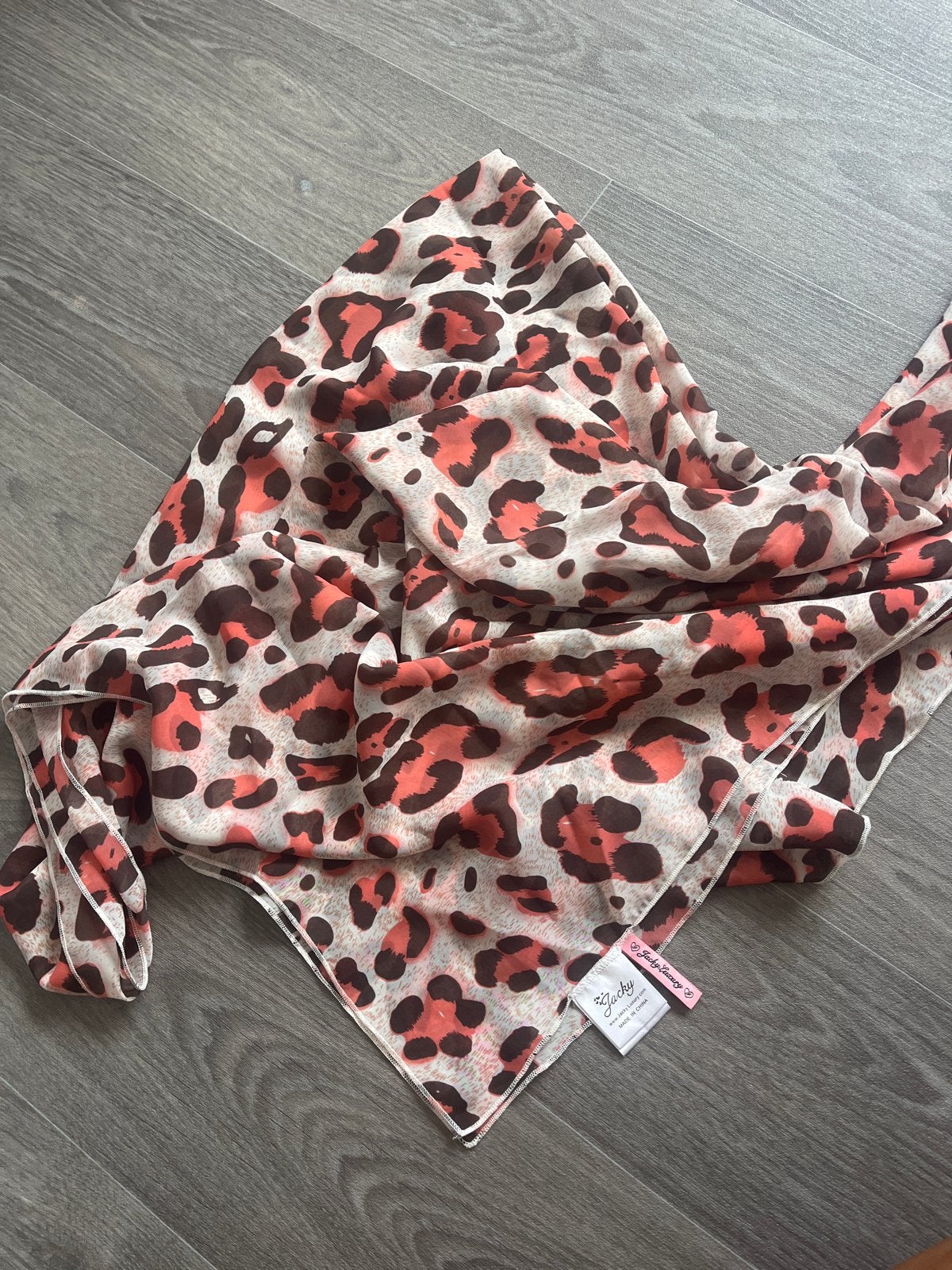 Jacky Luxury Sjaal met Luipaardprint, Ophalen of Verzenden, Nieuw, Maat 38/40 (M), Sjaal