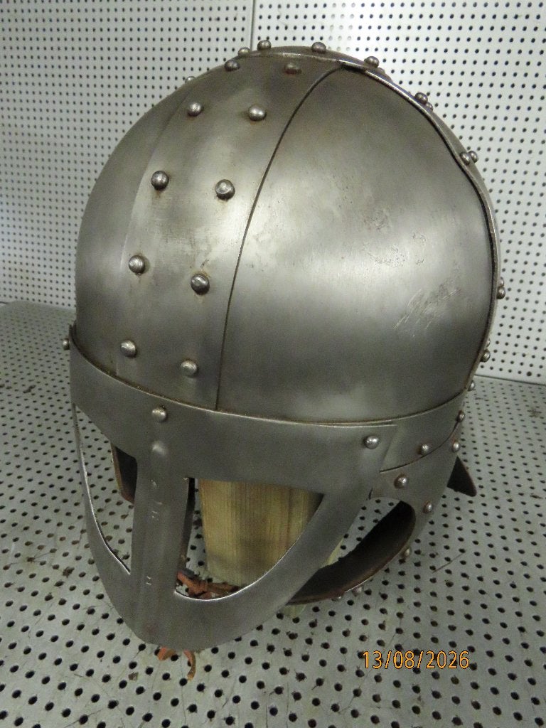 Middeleeuwse Helm Vikinghelm Stalen Replica Re-enactment, Verzamelen, Overige gebieden, Overige soorten, Ophalen of Verzenden