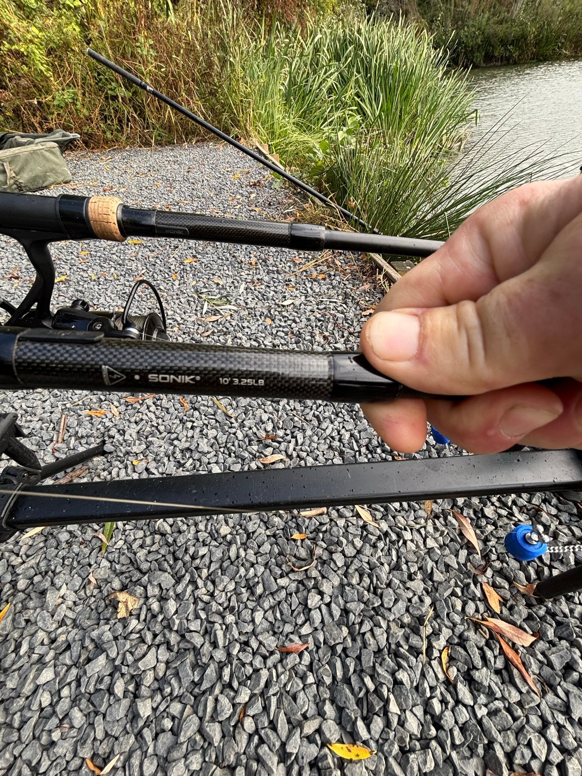 Sonik Xtractor Hengel 10' 3.25LB met Molen 6000FS, Ophalen of Verzenden, Zo goed als nieuw, Werphengel
