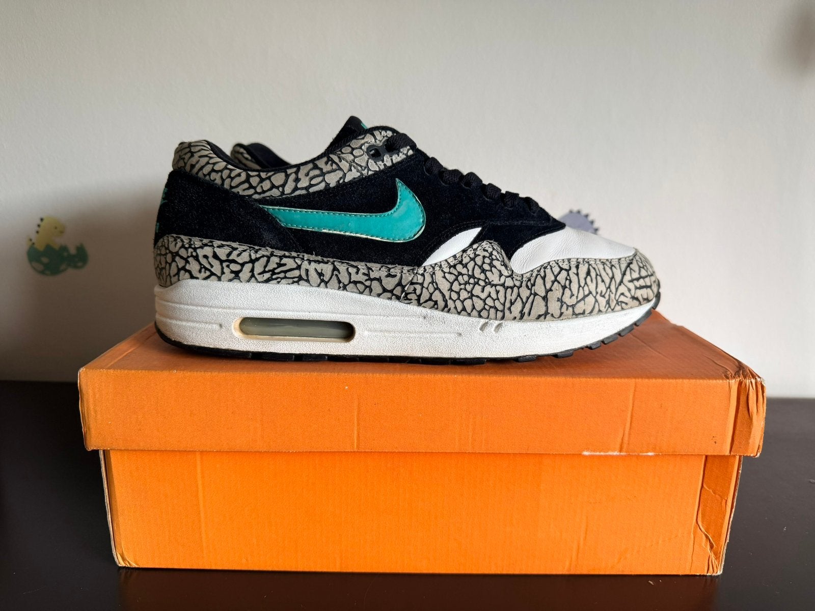 Nike air max 1 Atmos Elephants 2007 OG, Kleding | Heren, Schoenen, Overige kleuren, Ophalen of Verzenden, Sneakers of Gympen, Gedragen