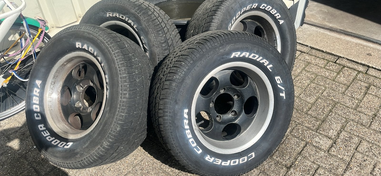 Ford F100/F150 5x5.5" (5x139.7) Ultrawheels met banden, Ophalen, Gebruikt, Banden en Velgen, Terreinwagen