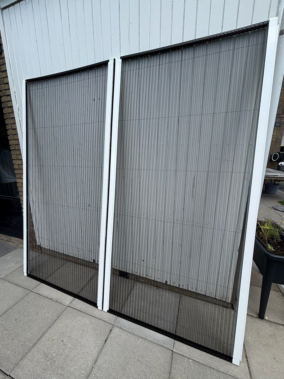 unilux hordeur in plissé (nieuw) 223,5x220 (dubbelzijdig), Kunststof, -, -, Nieuw