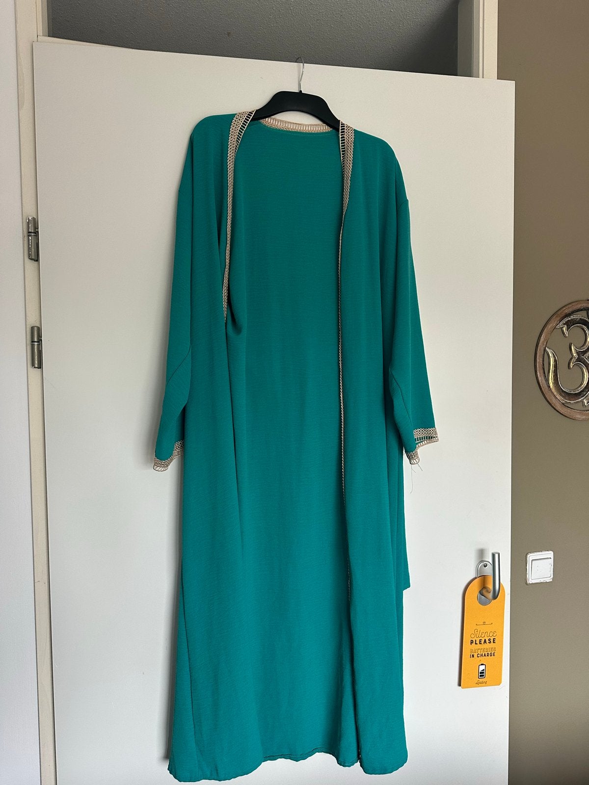 Nieuwe Kimono Dames - 1 Maat - Groen met Gouden Details, Ophalen of Verzenden, Nieuw