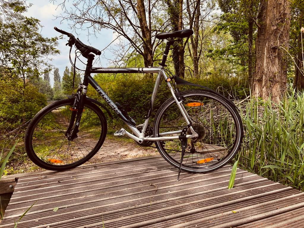 Trek 7200FX Herenfiets 63cm, 3x7 versn. + nieuw zadel, Gebruikt, Versnellingen, 61 tot 65 cm, Ophalen