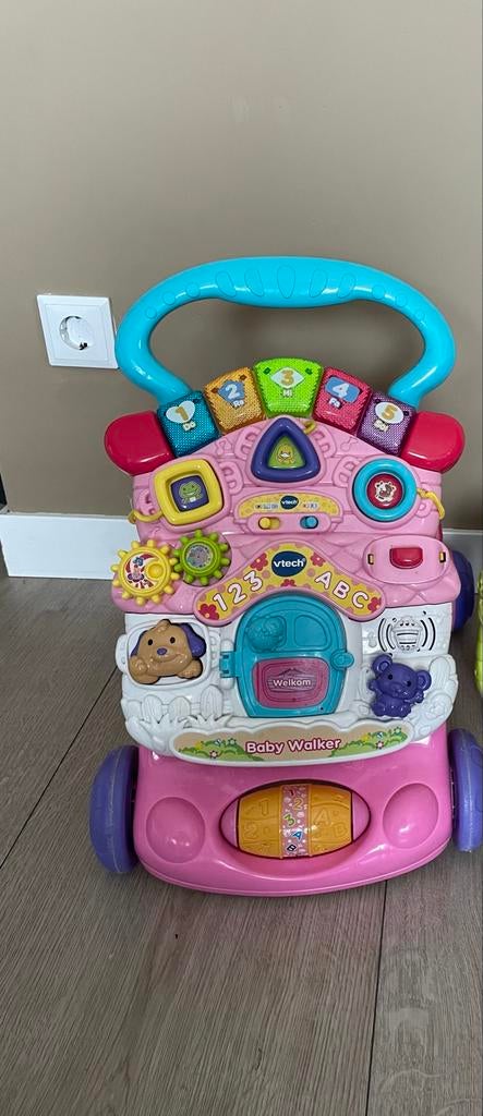 VTech Baby Walker Roze, Kinderen en Baby's, Speelgoed | Vtech, Ophalen, Gebruikt, 6 maanden tot 2 jaar
