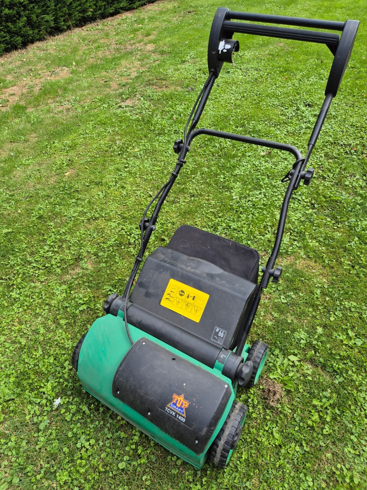 Verticuteermachine met opvangbak - Top Craft TCVK 1400, Ophalen, Gebruikt, Elektrisch, Topcraft