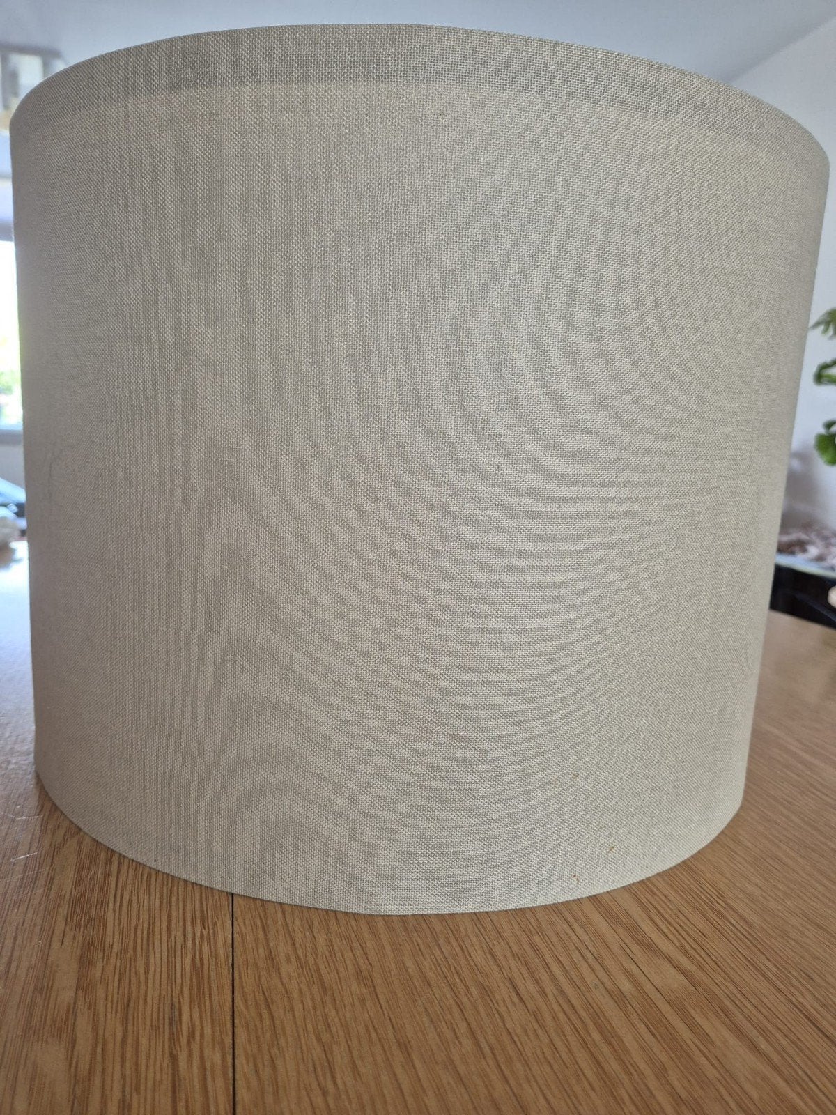 Hanglamp met stoffen kap - diameter 42cm, Ophalen, Overige materialen, Minder dan 50 cm, Gebruikt