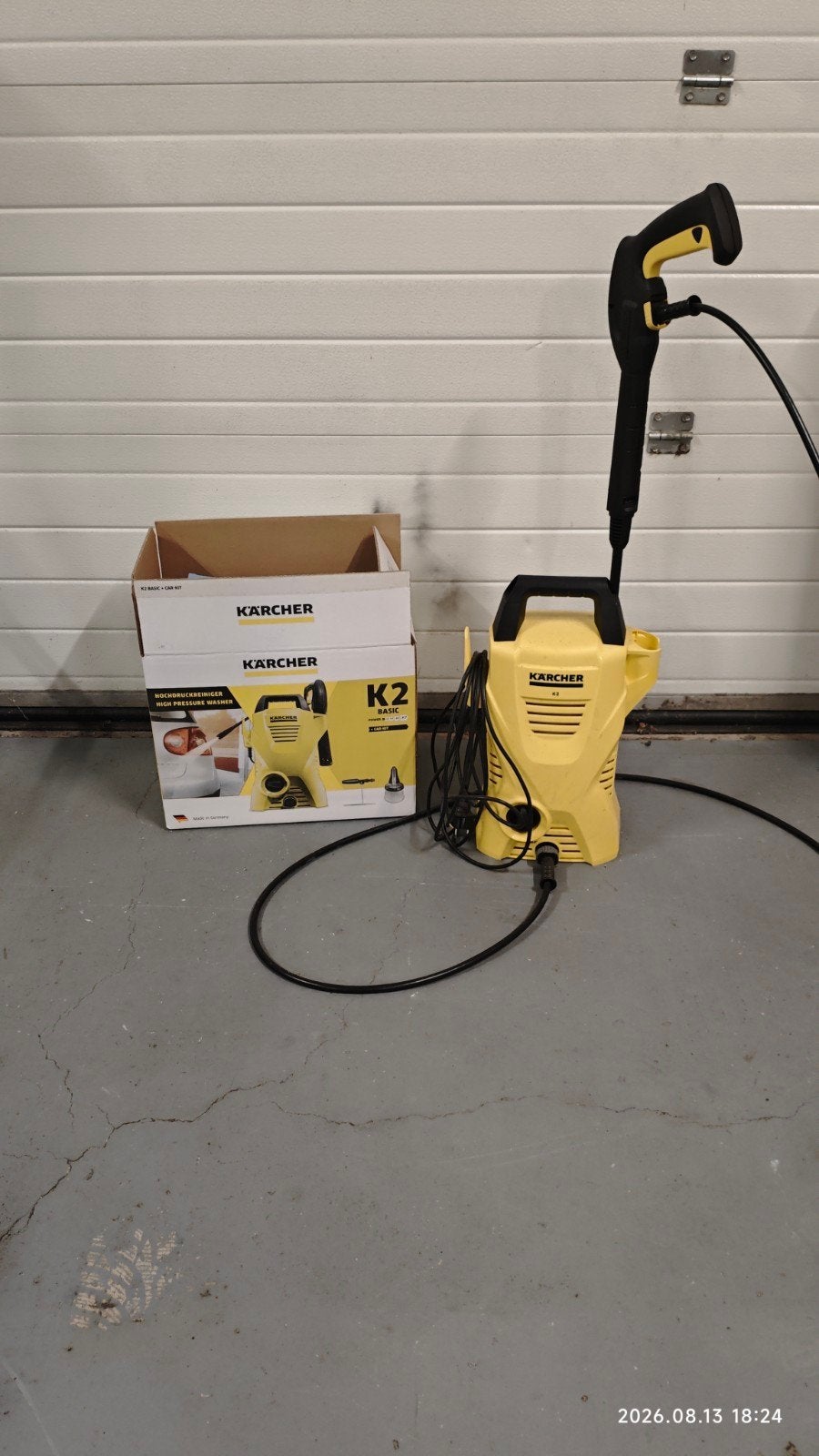 Kärcher K2 Basic Hogedrukreiniger - Zo goed als nieuw, Ophalen of Verzenden, Zo goed als nieuw, Elektrisch, Kärcher