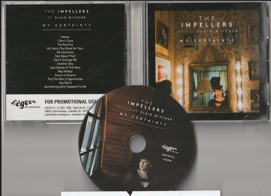The Impellers, Featuring Clair Witcher - My Certainty-Promo, Ophalen of Verzenden, Gebruikt, Jazz, Promo