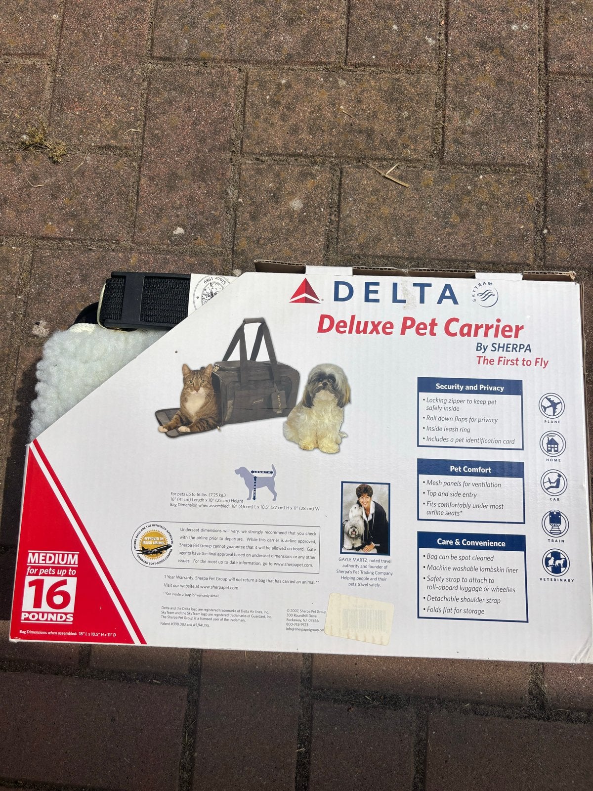 Traveltas voor (kleine) hond/ kat., Ophalen, Nieuw