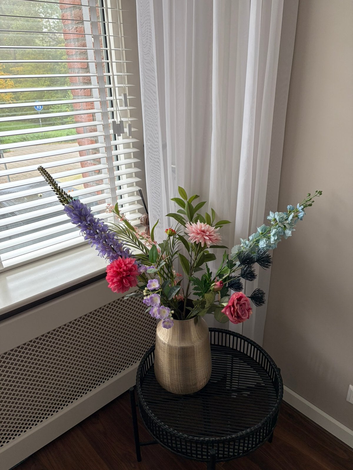 Nep bloemen boeket, Ophalen of Verzenden, Zo goed als nieuw
