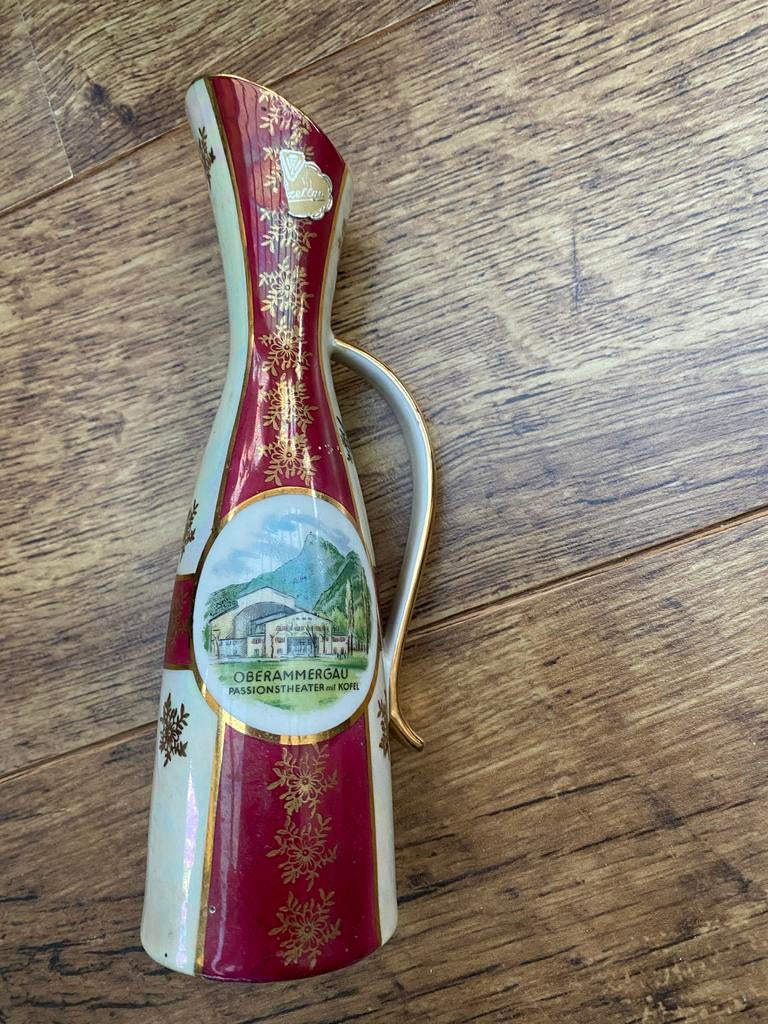 Vintage Oberammergau vaas - Serie 315, Antiek en Kunst, Ophalen of Verzenden