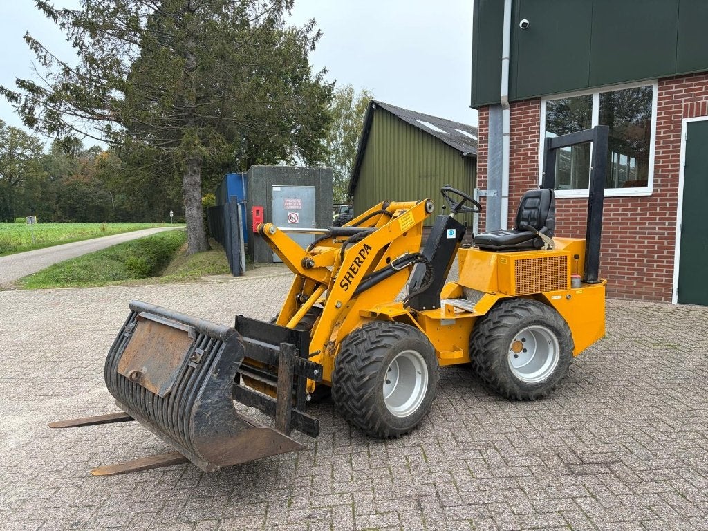 Sherpa 300 Mini shovel, Ophalen, Wiellader of Shovel