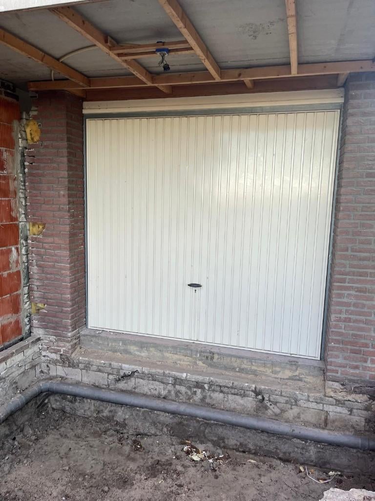 Roldeur garage, Ophalen, Kunststof, Gebruikt, Garagedeur