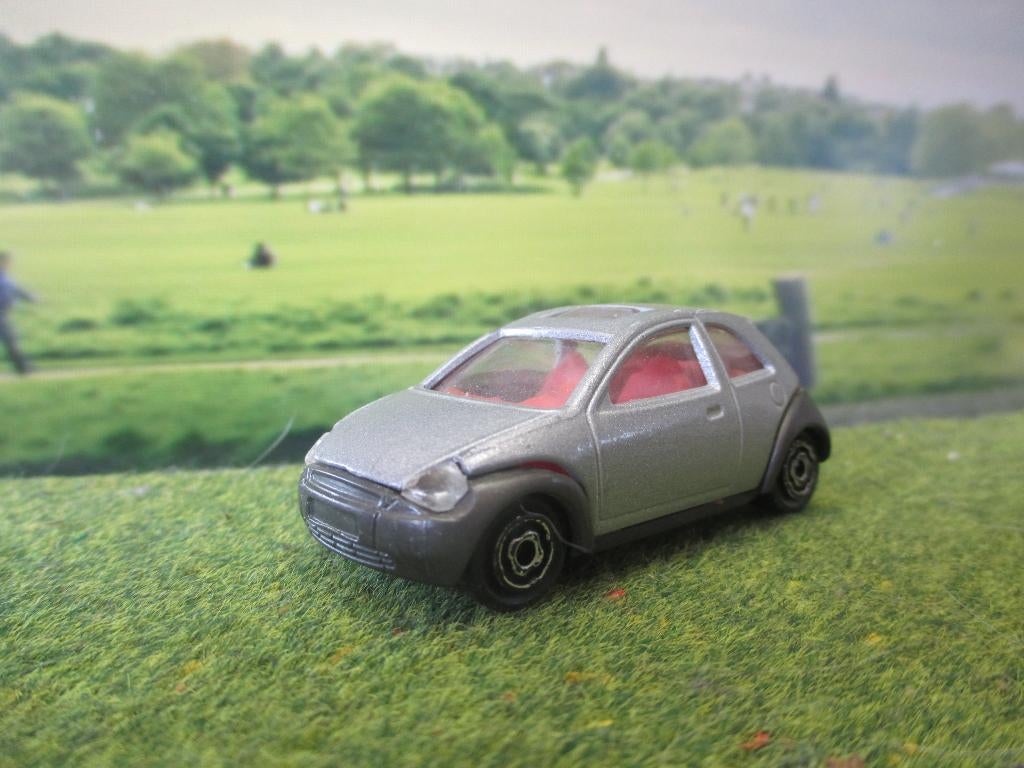 1:58 Ford Ka Mk.1 - Majorette 227, Ophalen of Verzenden, Gebruikt, Auto