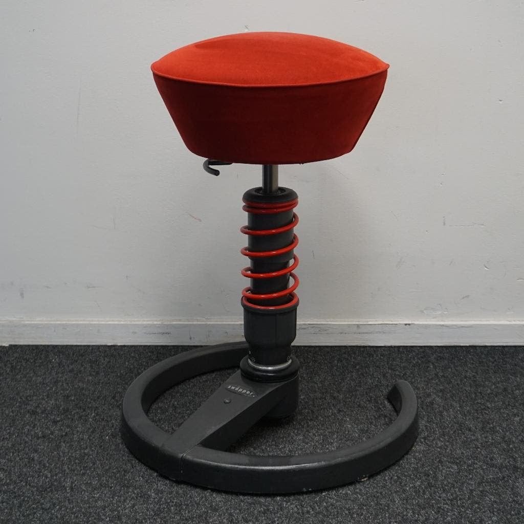 Aeris Swopper Classic Kruk | Balans Kruk | Vast | Rood
