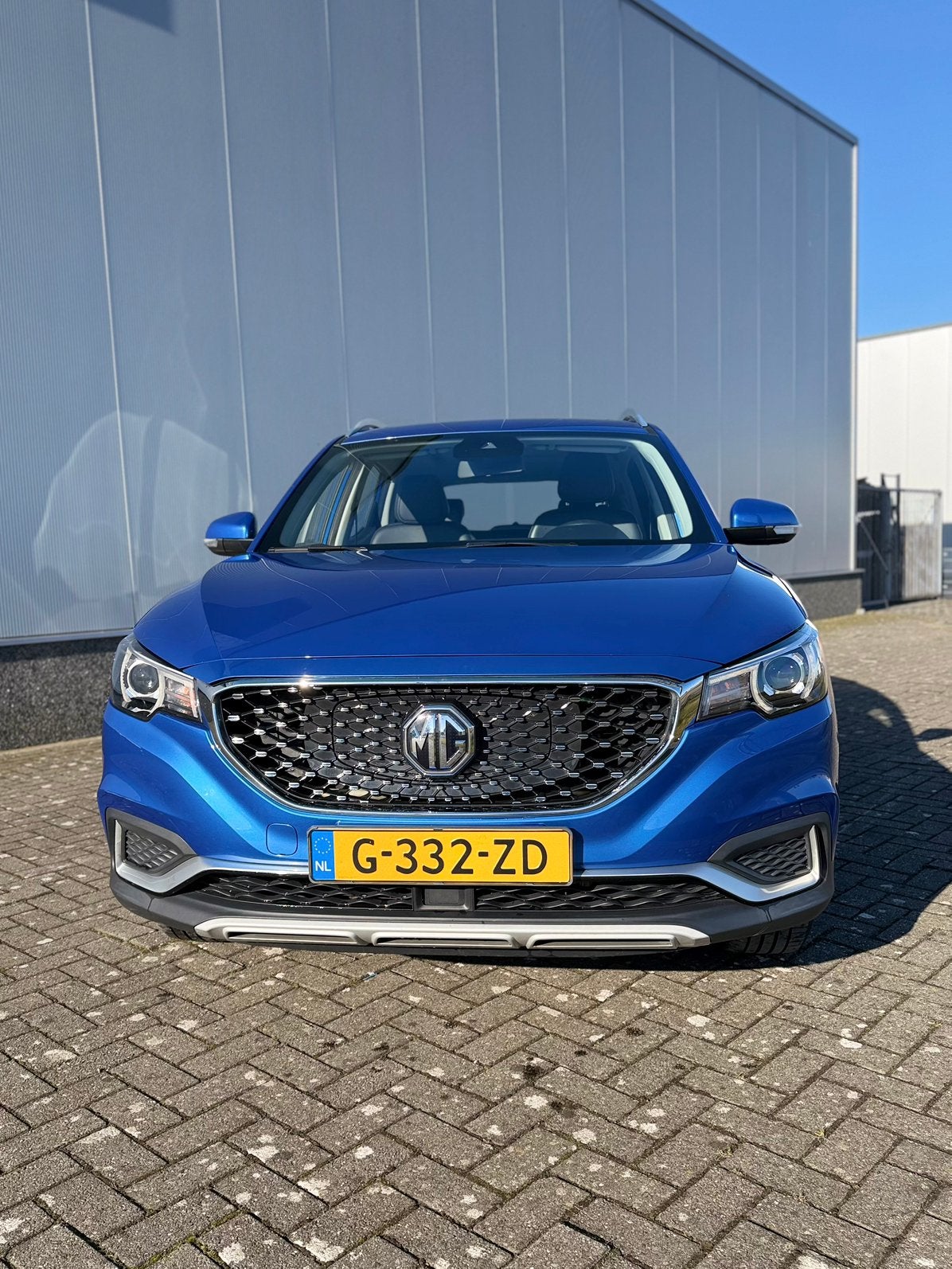 MG ZS Electric 143pk 2019 Blauw, Auto's, MG, Zwart, 143 pk, 38 min, 1507 kg